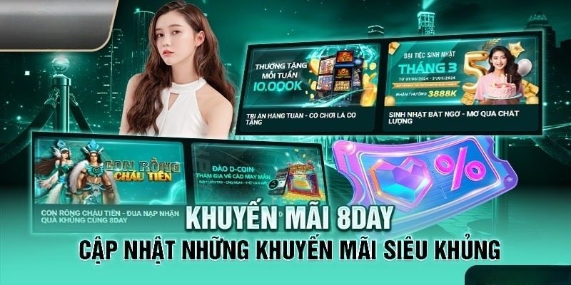 Những điều kiện cần tuân thủ khi nhận khuyến mãi 8day 